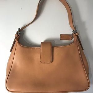 COACH leather shoulder bag